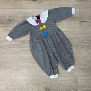 Peanuts Vintage Houndstooth Romper